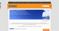 Desktop Screenshot of leisurecarrentalsxm.com